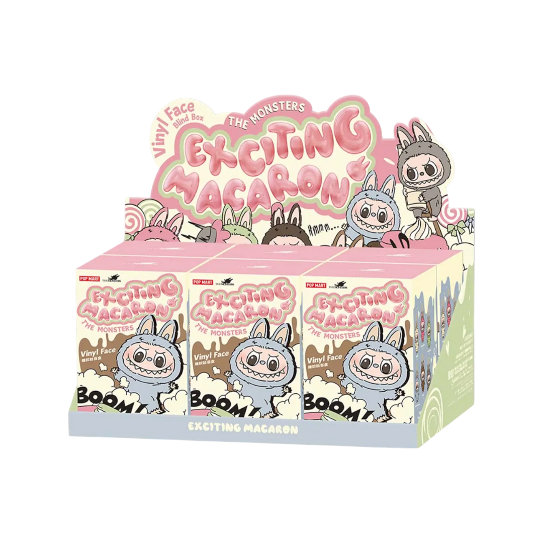 Pop Mart The Monsters Labubu "Exciting Macarons" (6 Blind Box)