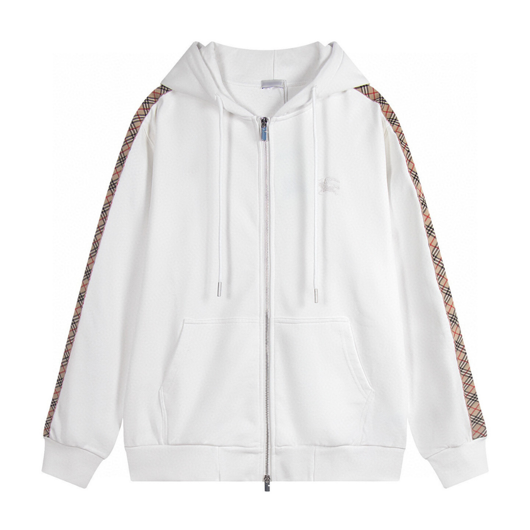 Bbr Monogram Zip Hoodie