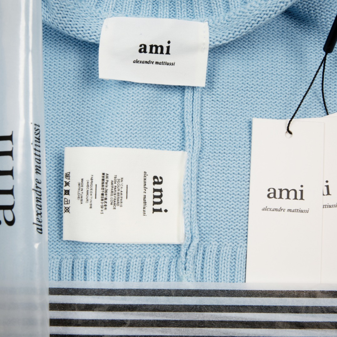 Ami Baby Blue Sweater