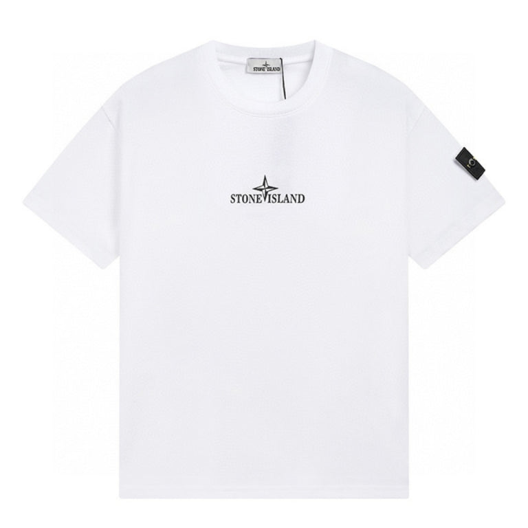 Stone Monochromatic Patch T-shirt