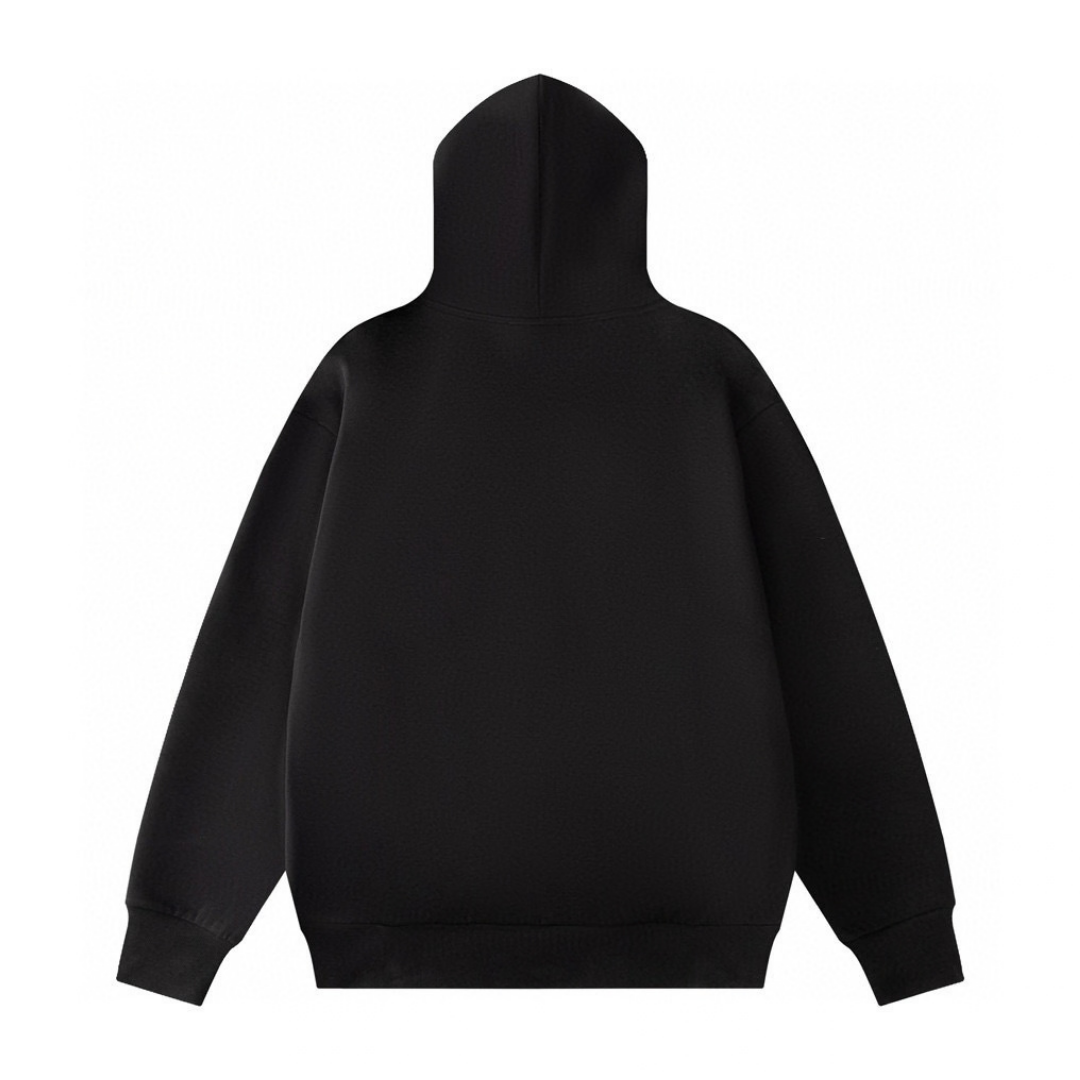 Monogram Zip Hoodie