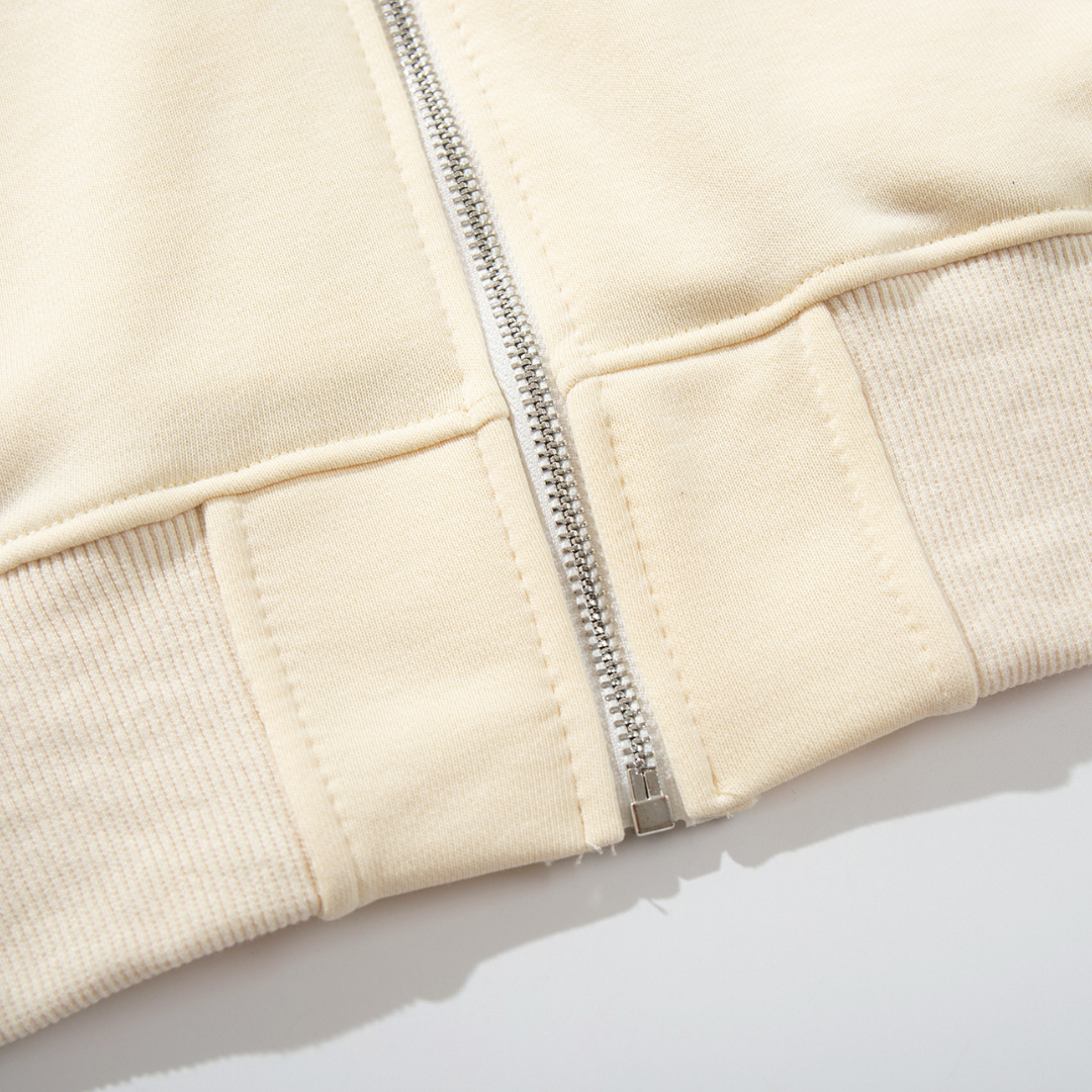 Stone Monogram 4.0 Zip Hoodie