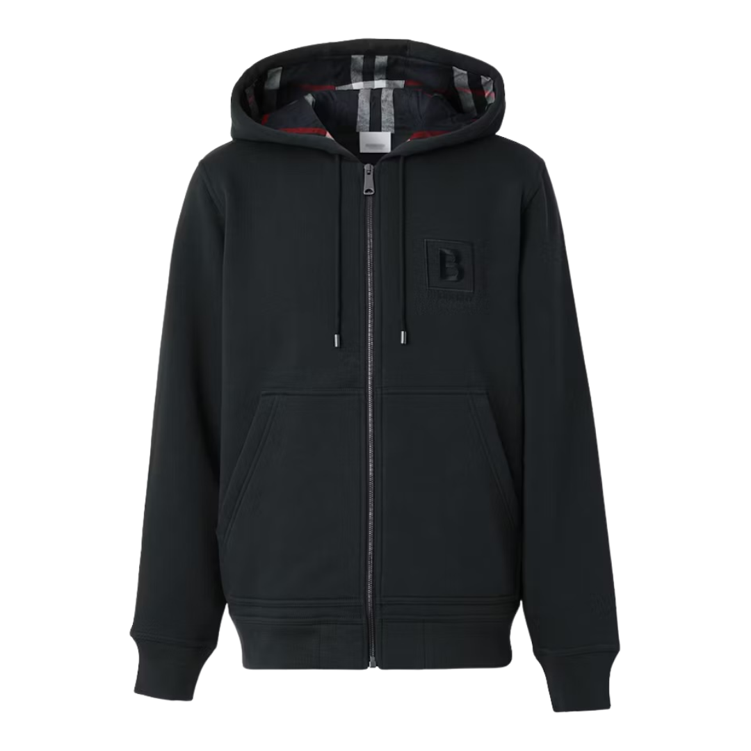 Graphic Navy Zip Hoodie