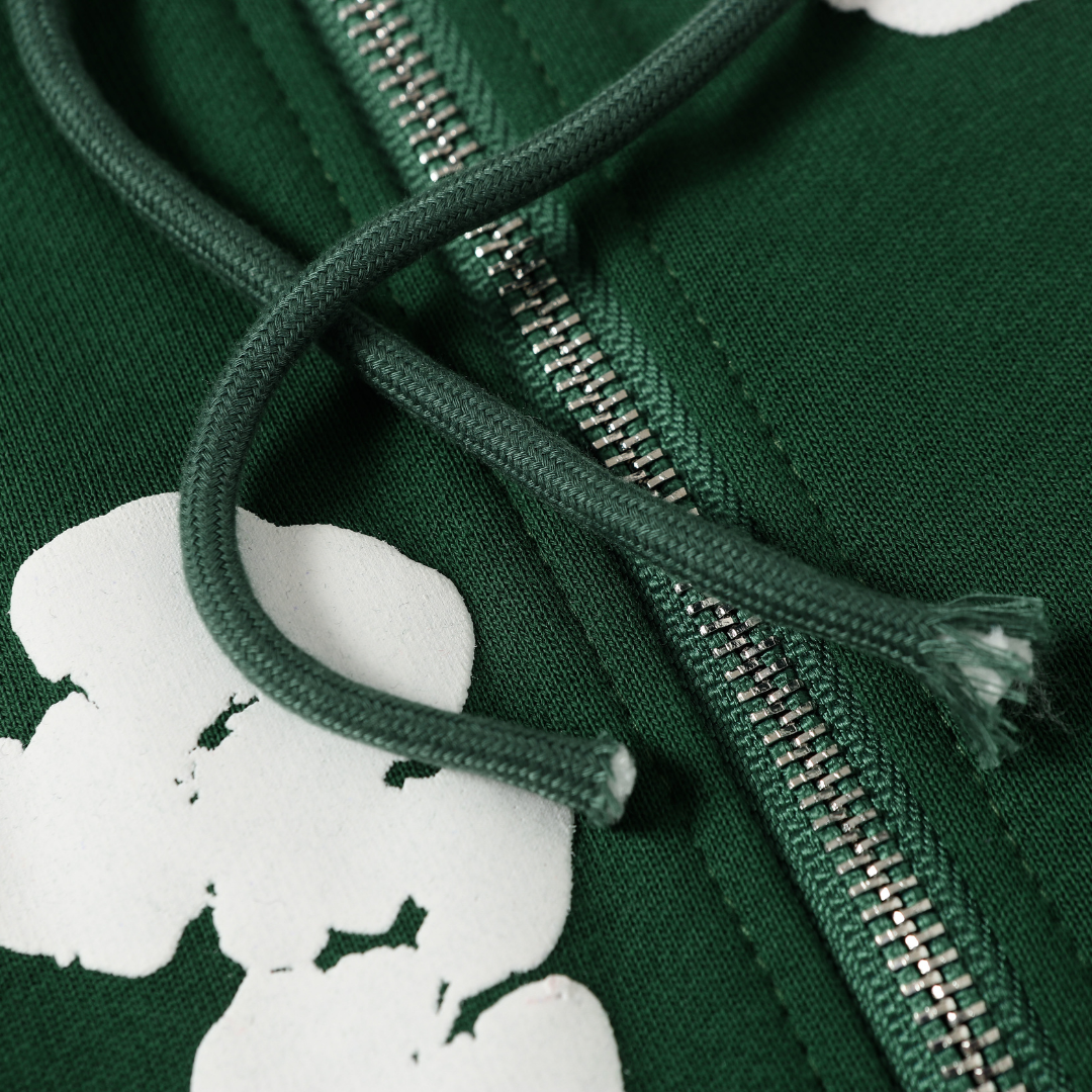 Denim Trs Zip Hoodie