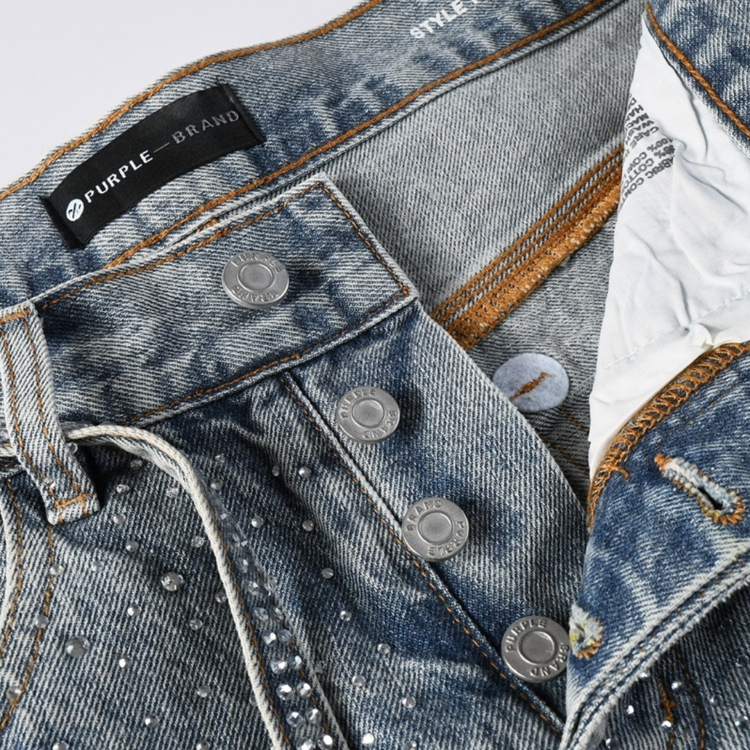 Purple Diamonds Blue Jeans
