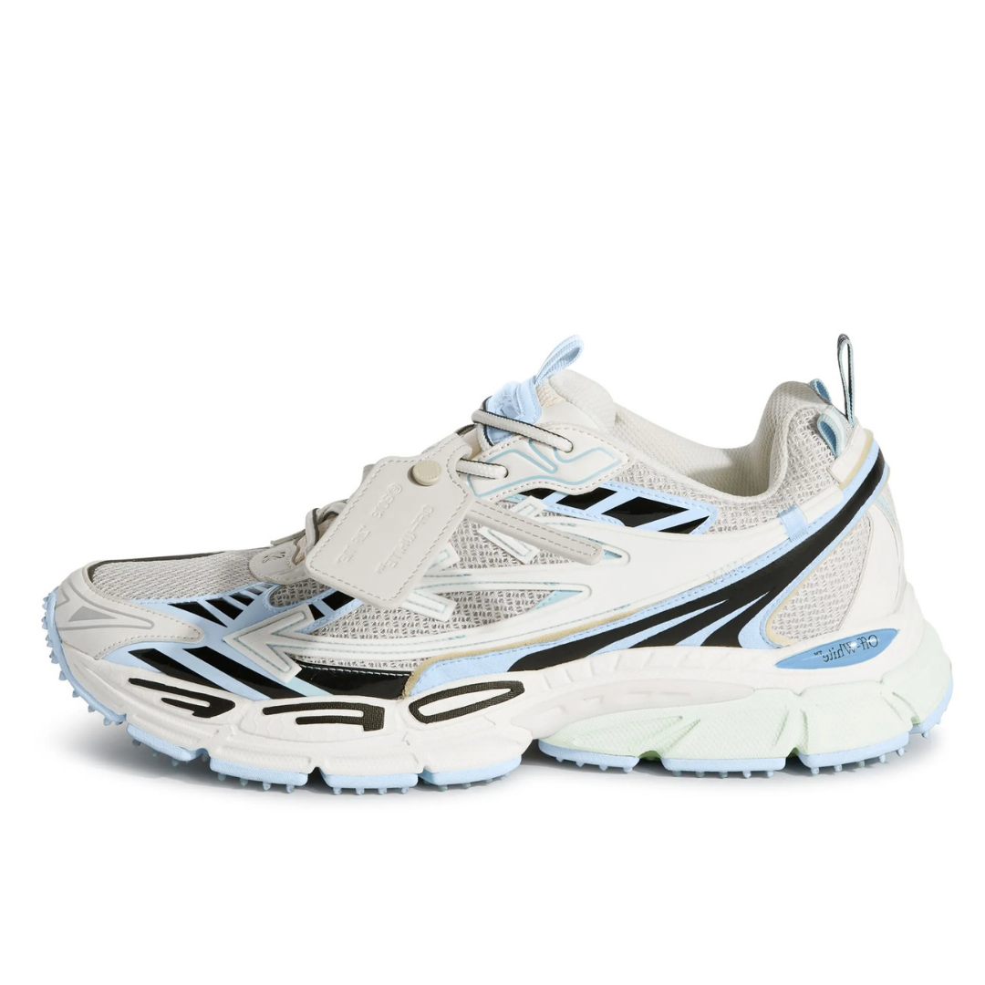 Off "Be Right Back" White Blue