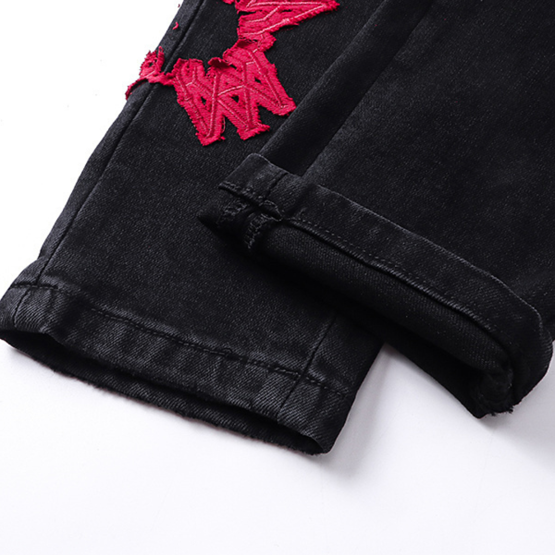 Amr Varsity Logo Jeans