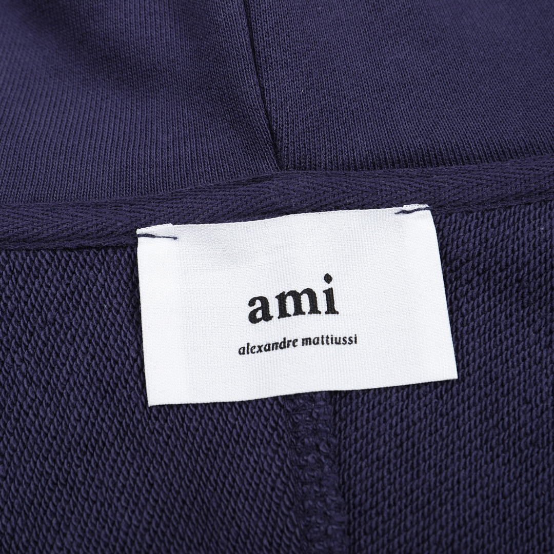 Ami Full Black Jacket