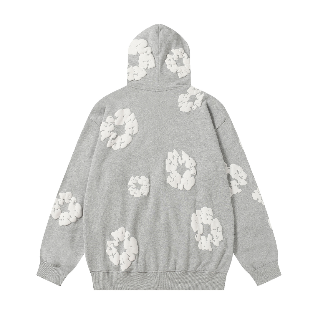 Denim Trs Zip Hoodie