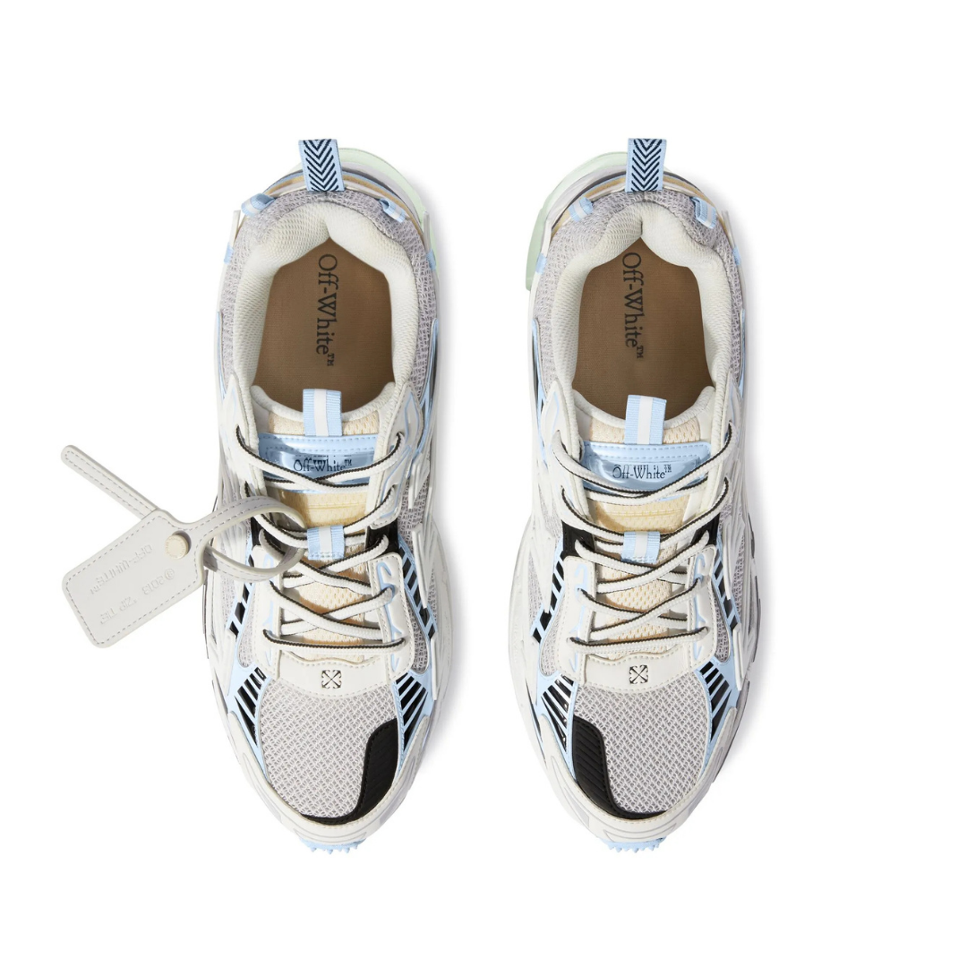 Off "Be Right Back" White Blue