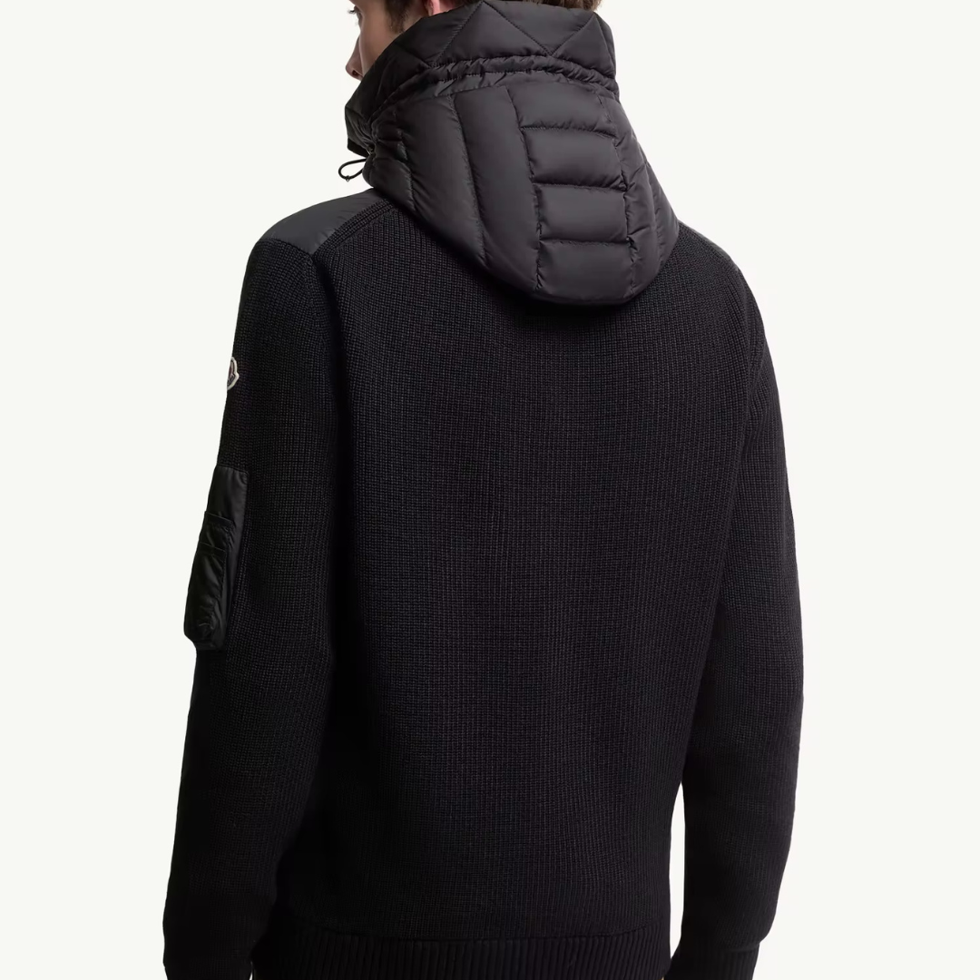 Mon Hooded Zip-up Cardigan
