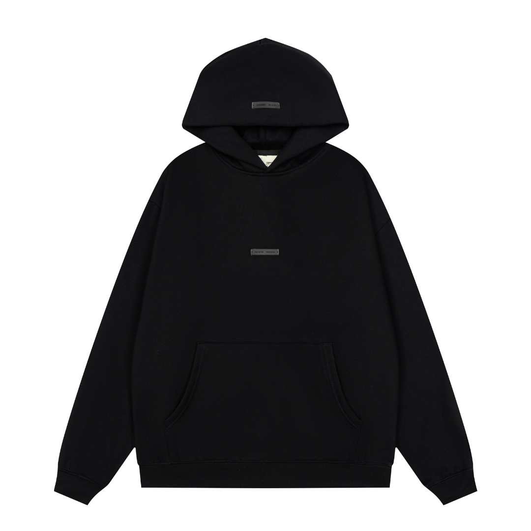 Essentials Relaxed Black Tracksuit