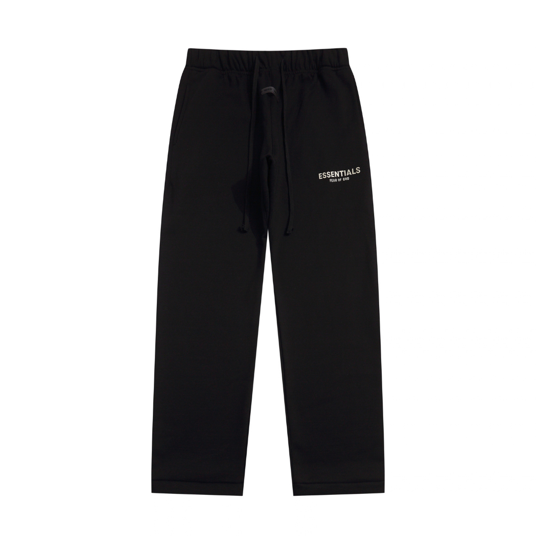 Essentials Relaxed Black Tracksuit