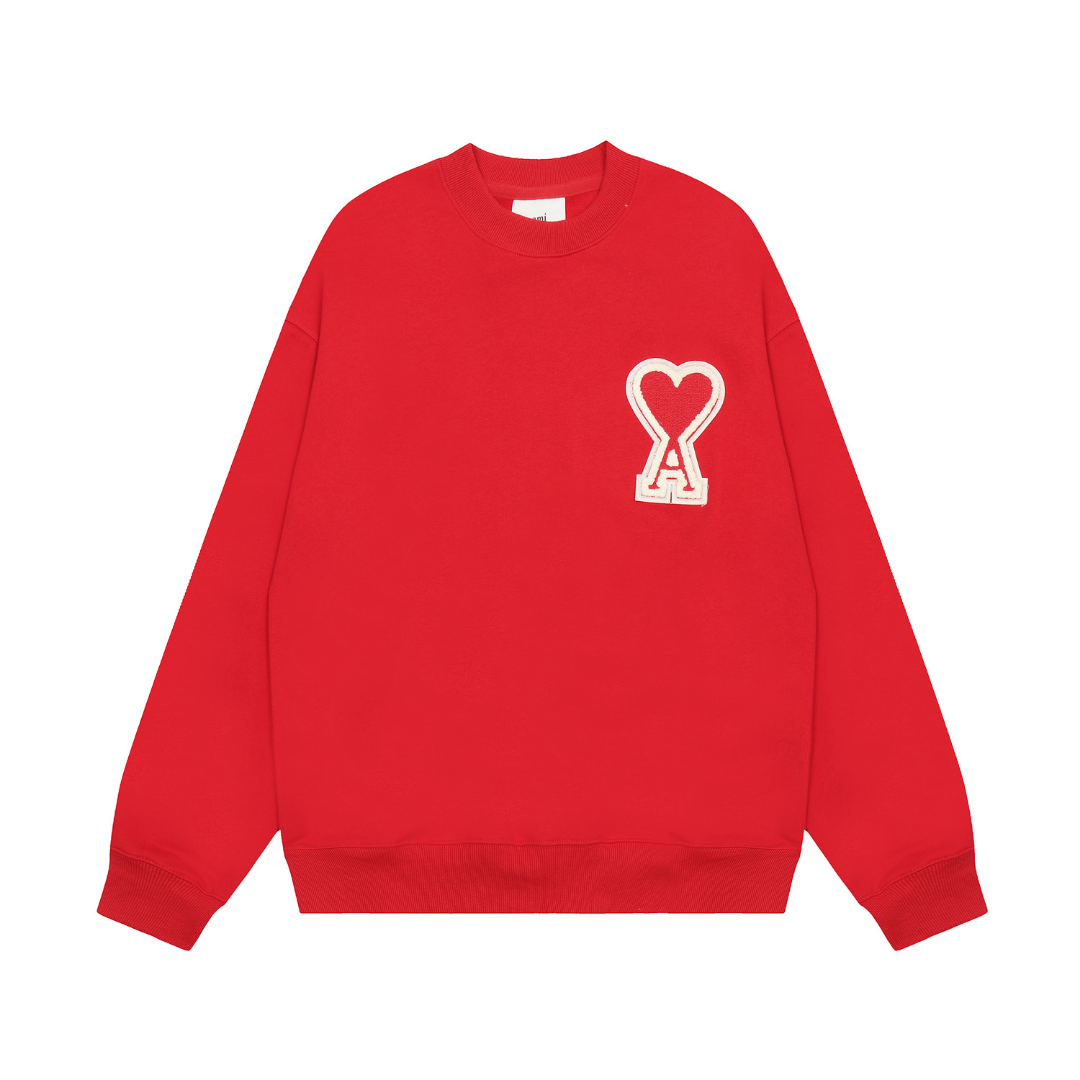 Ami Red Hoodie