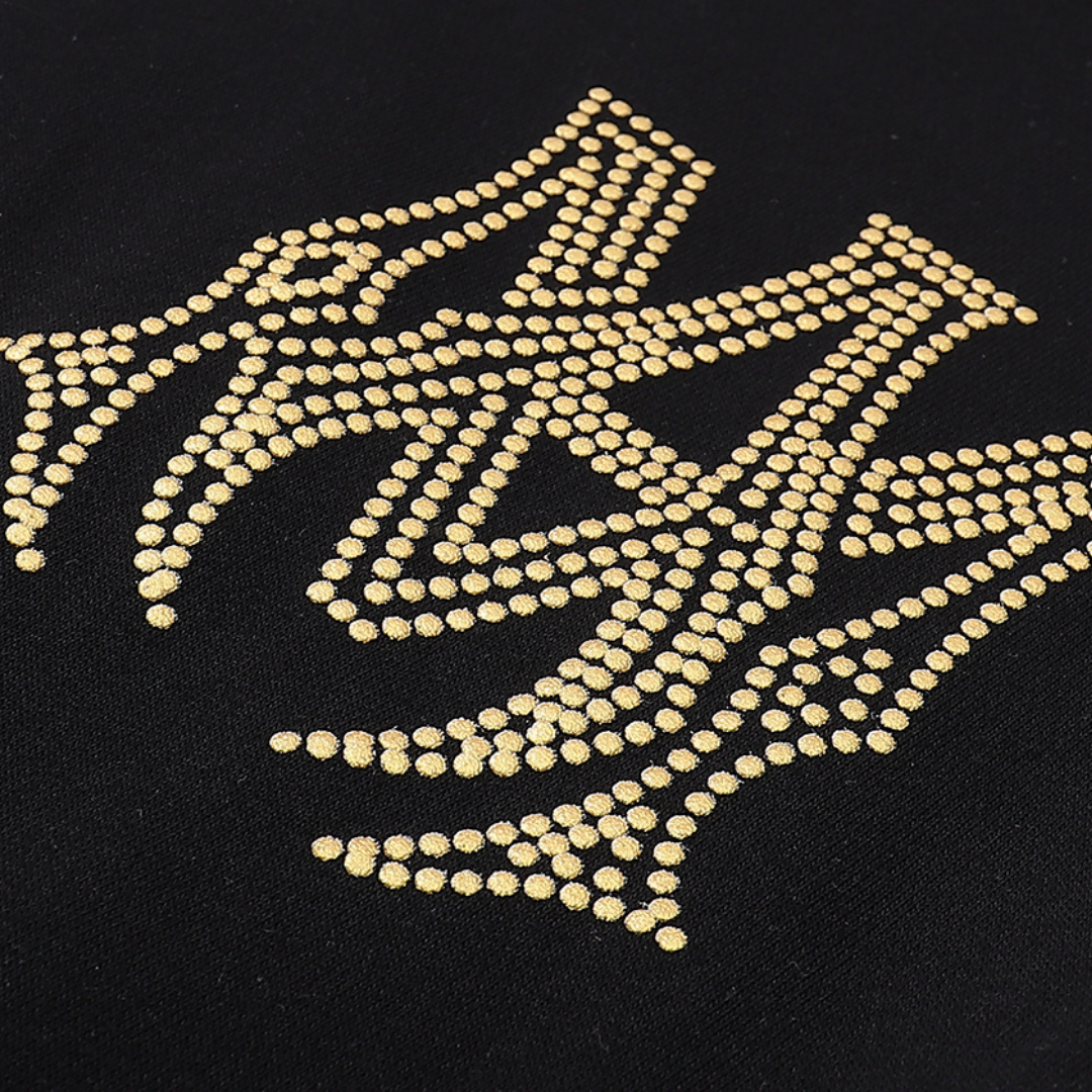 Amr Gold Logo Hoodie