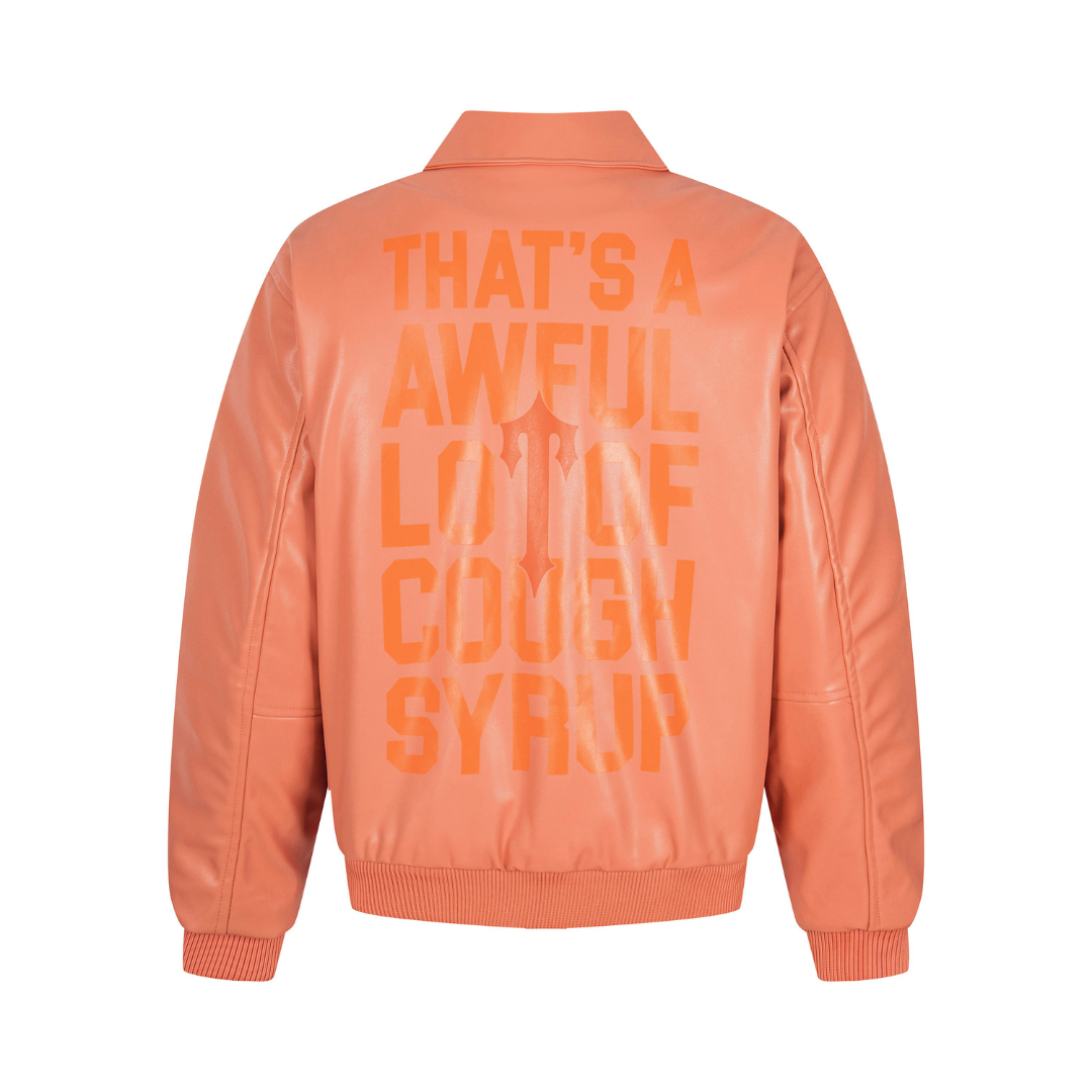 Decoded Bomber Leather Jacket