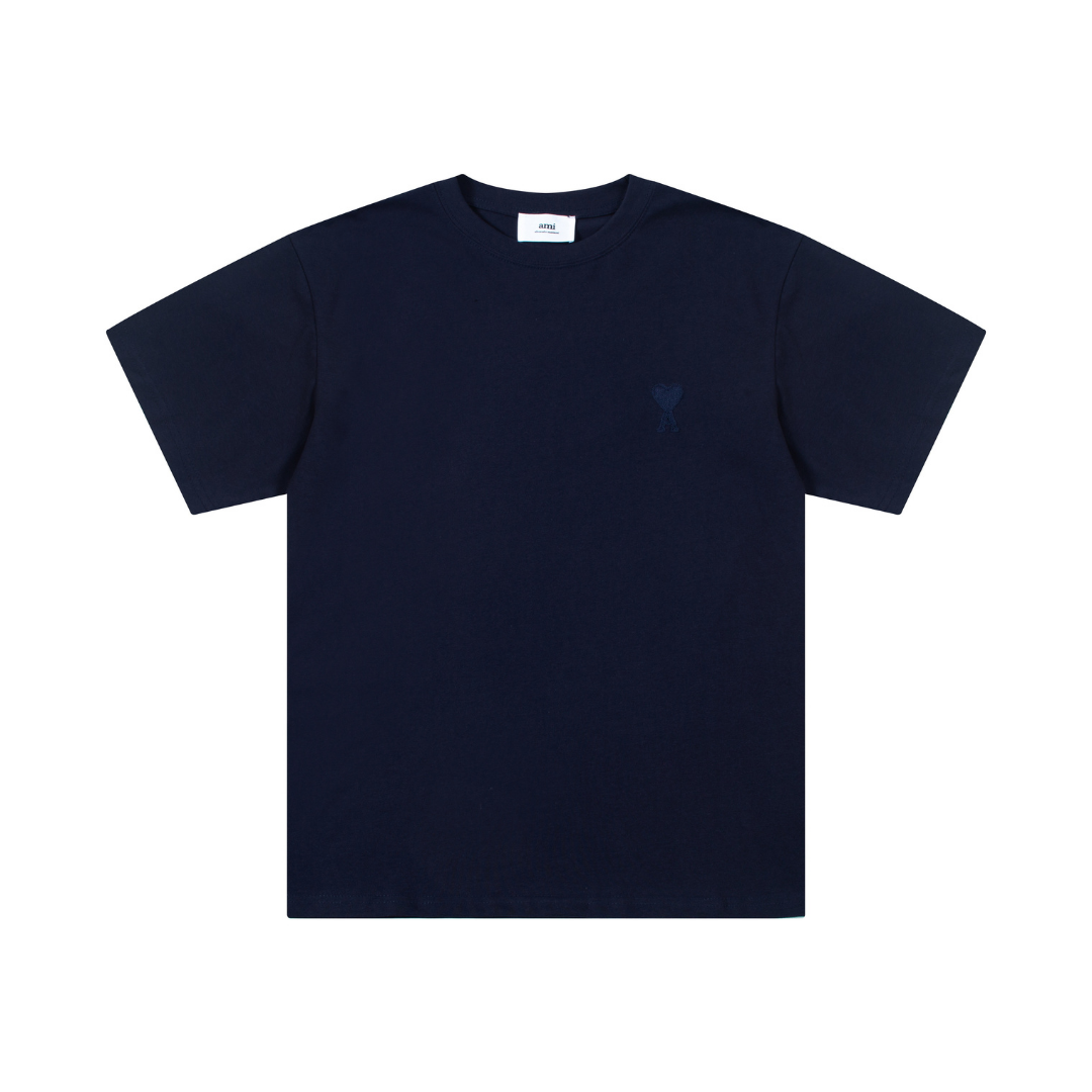 Ami Full Black T-shirt