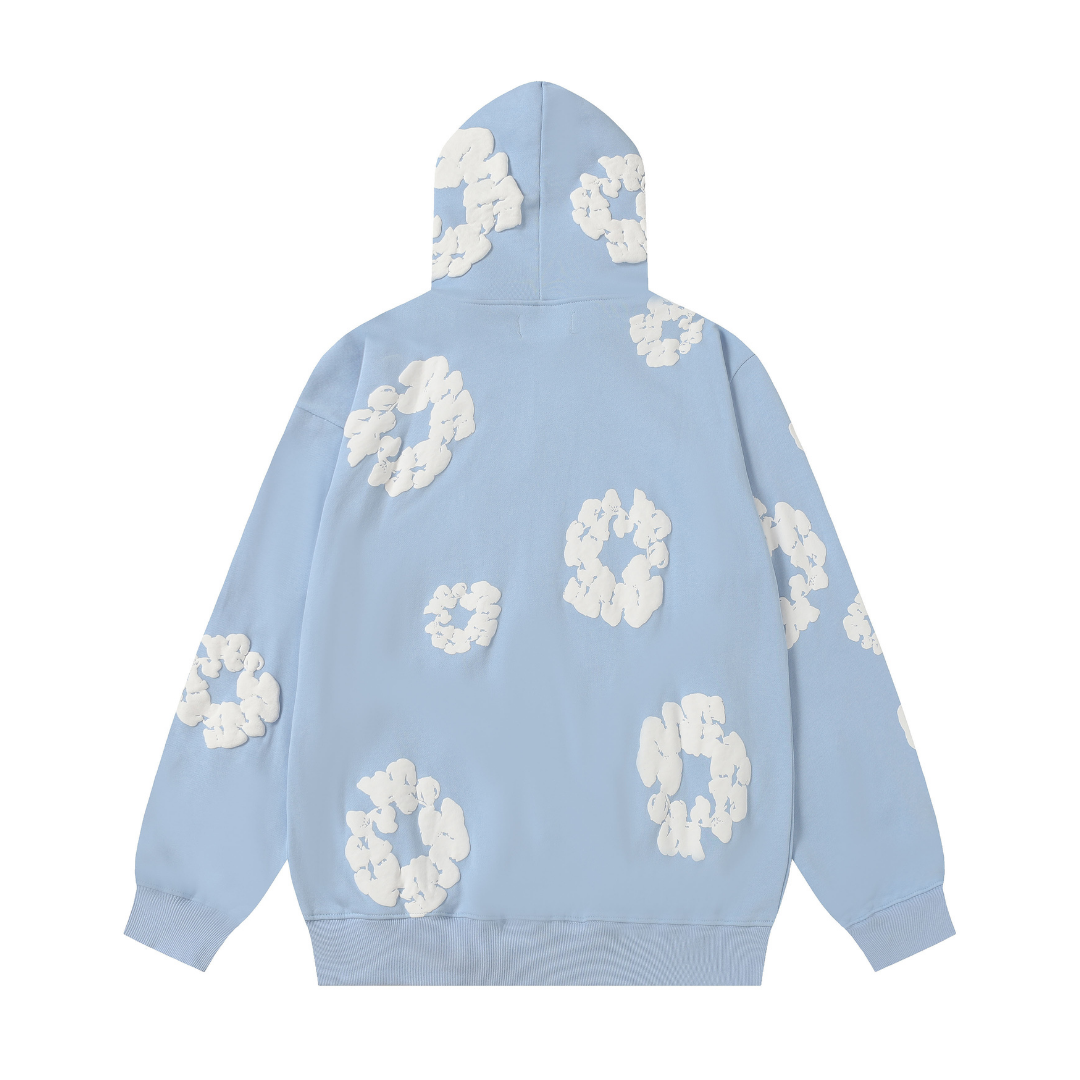 Denim Trs Zip Hoodie