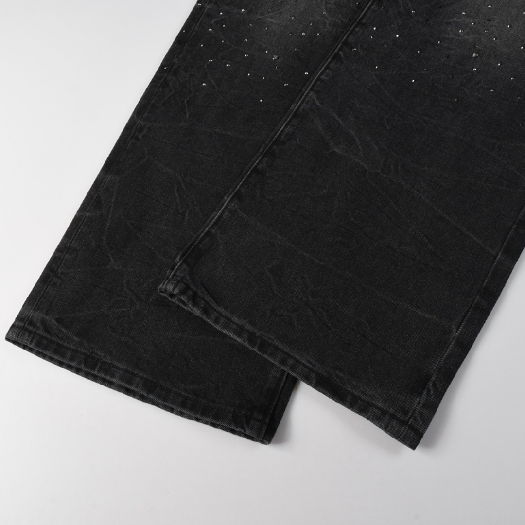 Purple Black Diamonds Jeans