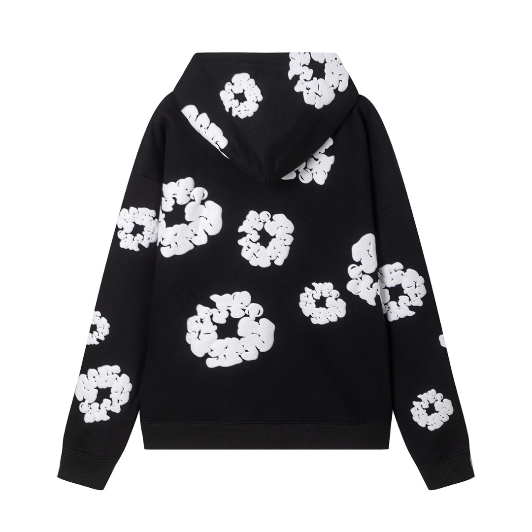 Denim Trs Zip Hoodie