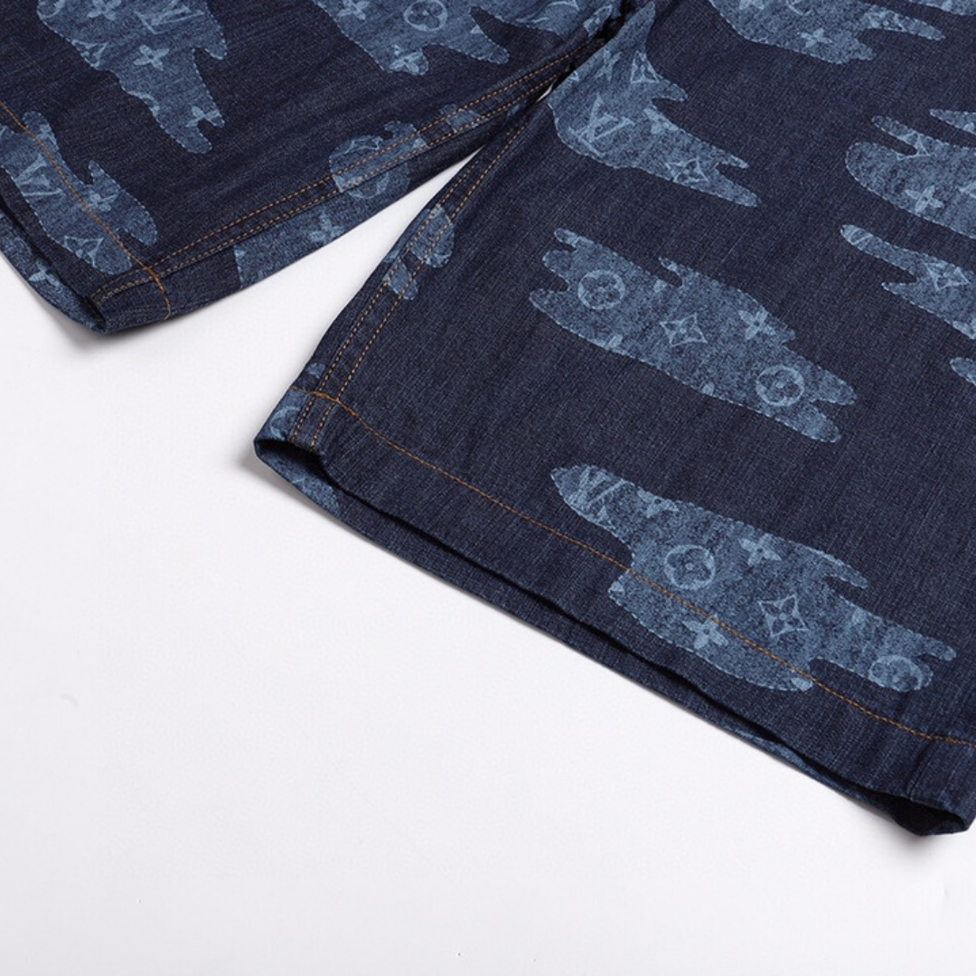 Monogram Bandana Shorts