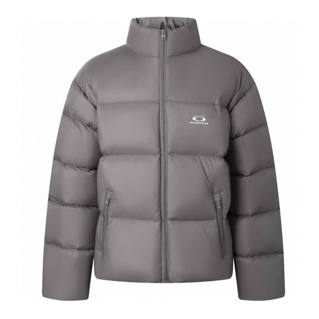 BB Grey Technical Puffer Jacket