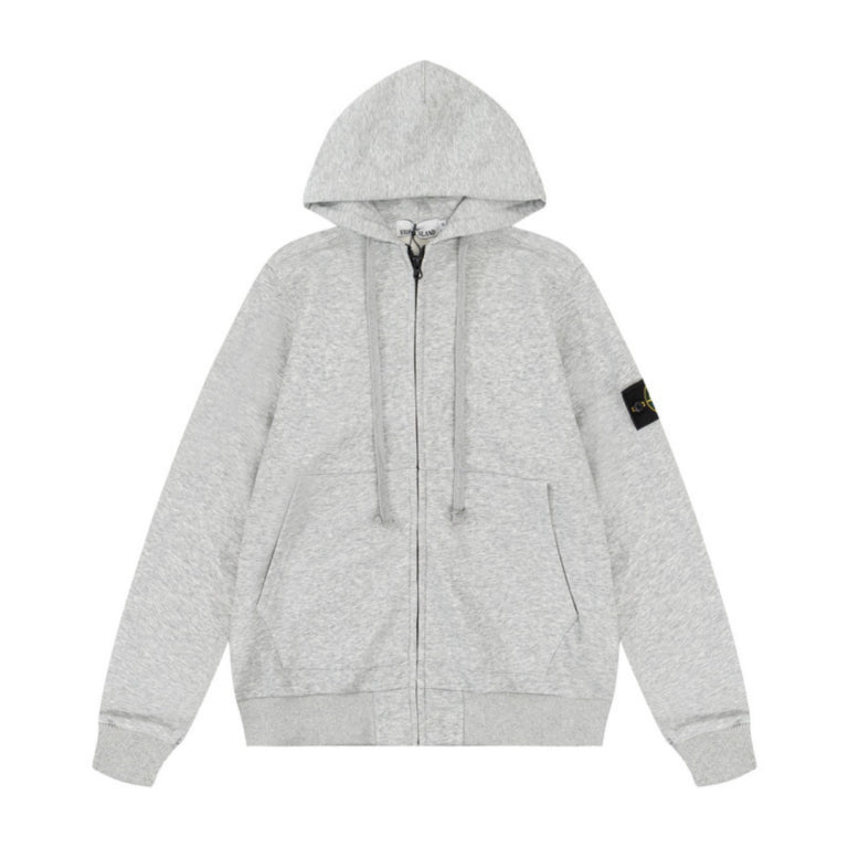 Stone Hooded Jacket