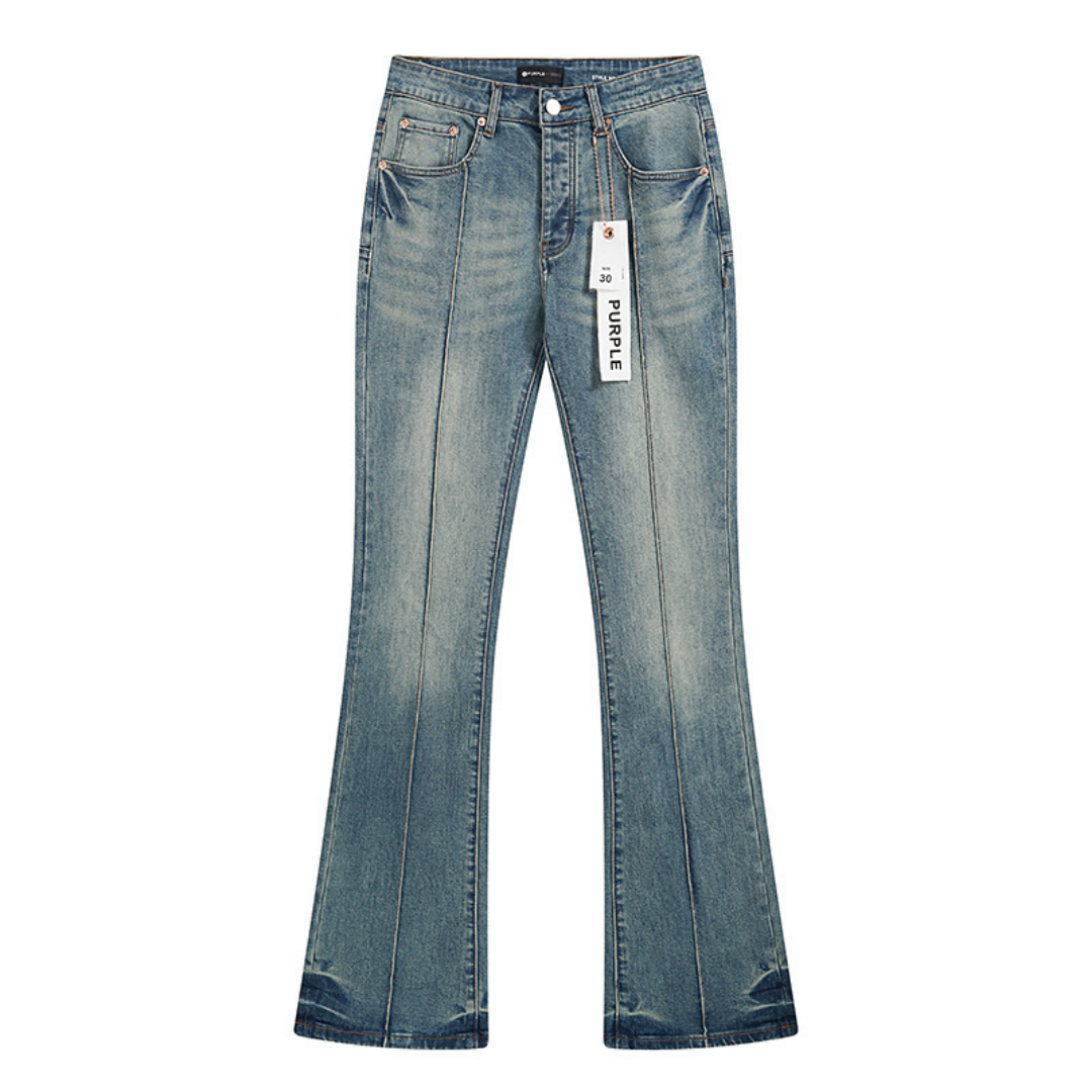 Purple Flared Jeans