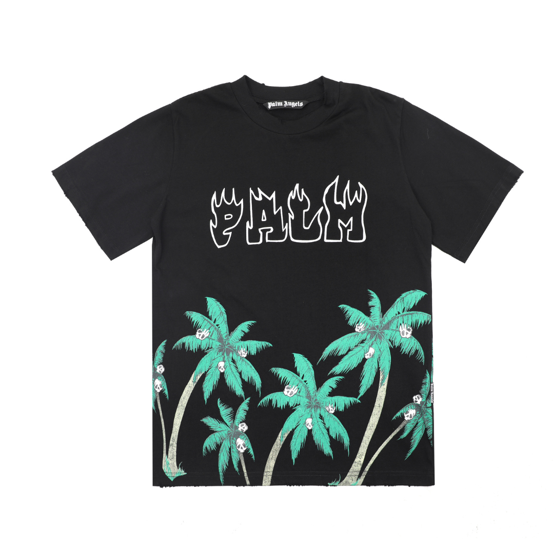 Palm Palm Tree And Skulls T-shirt