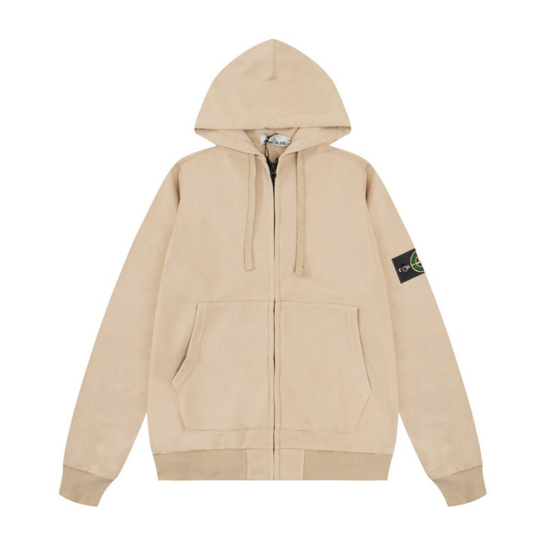 Stone Hooded Jacket