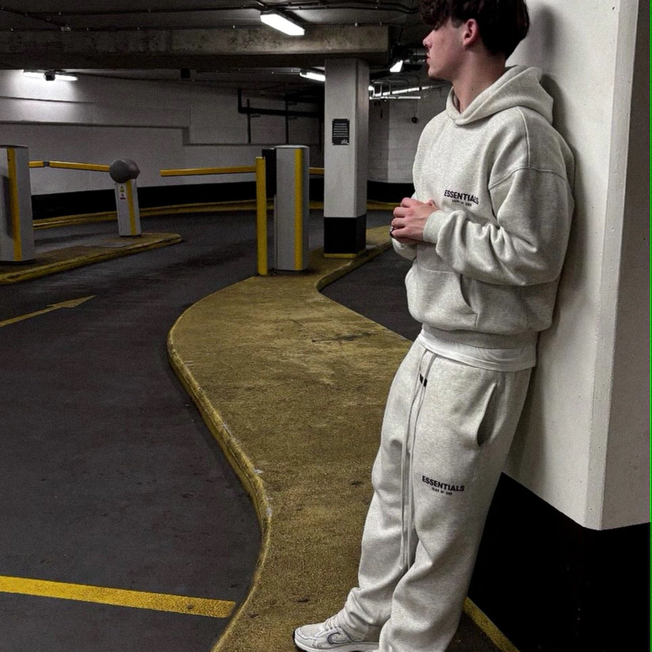 Essentials Relaxed Light Grey Tracksuit