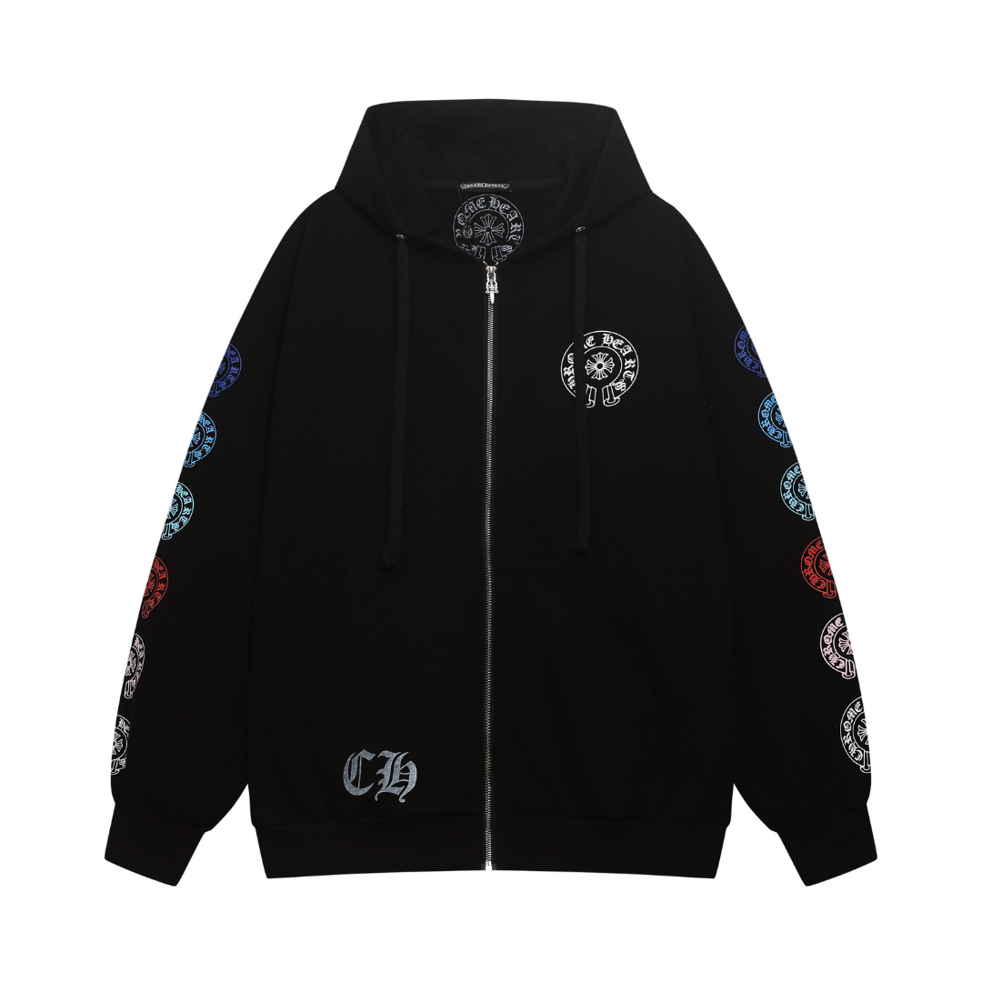 Chrome Zip Hoodie