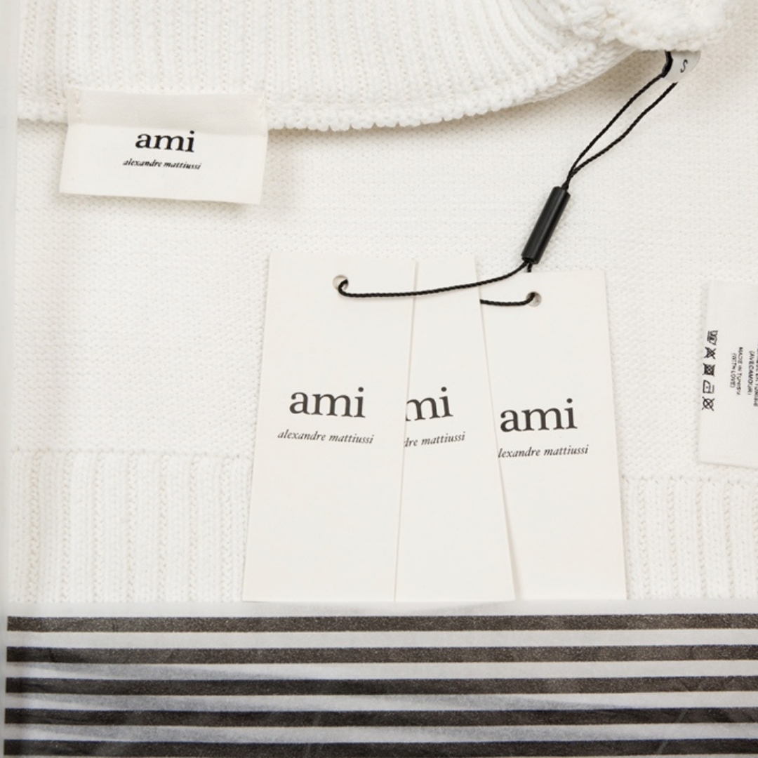 Ami White Sweater