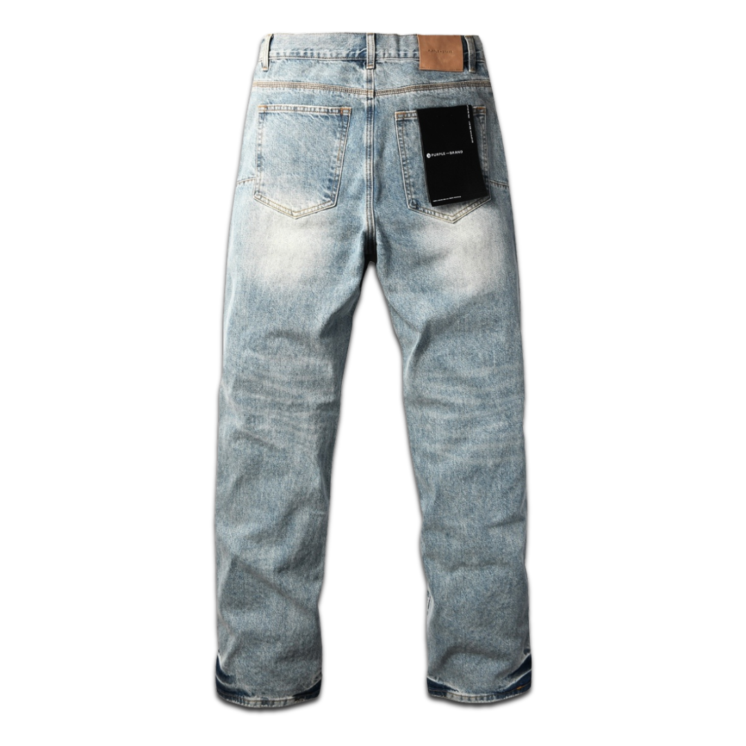 Purple Baggy Blue Jeans