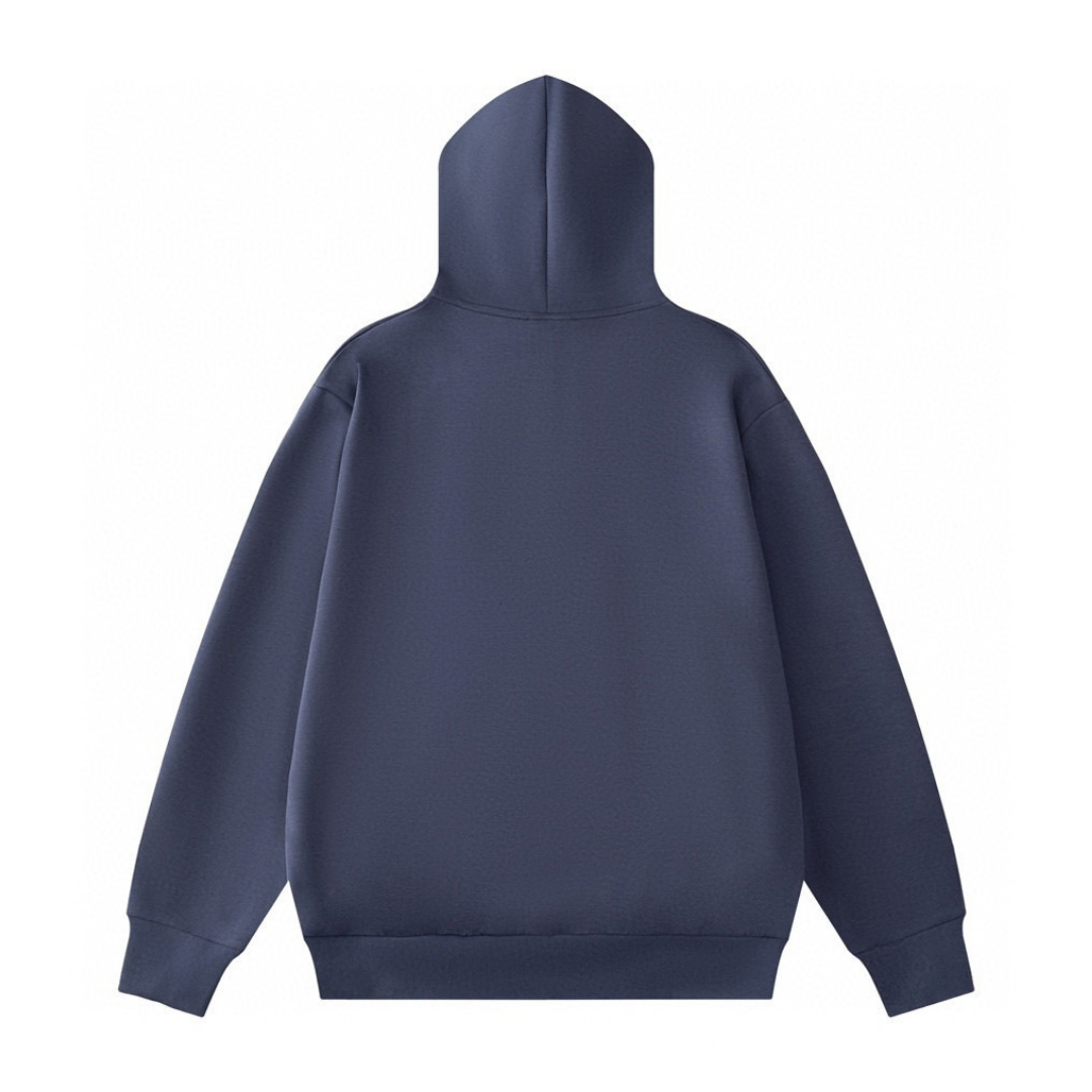 Monogram Zip Hoodie