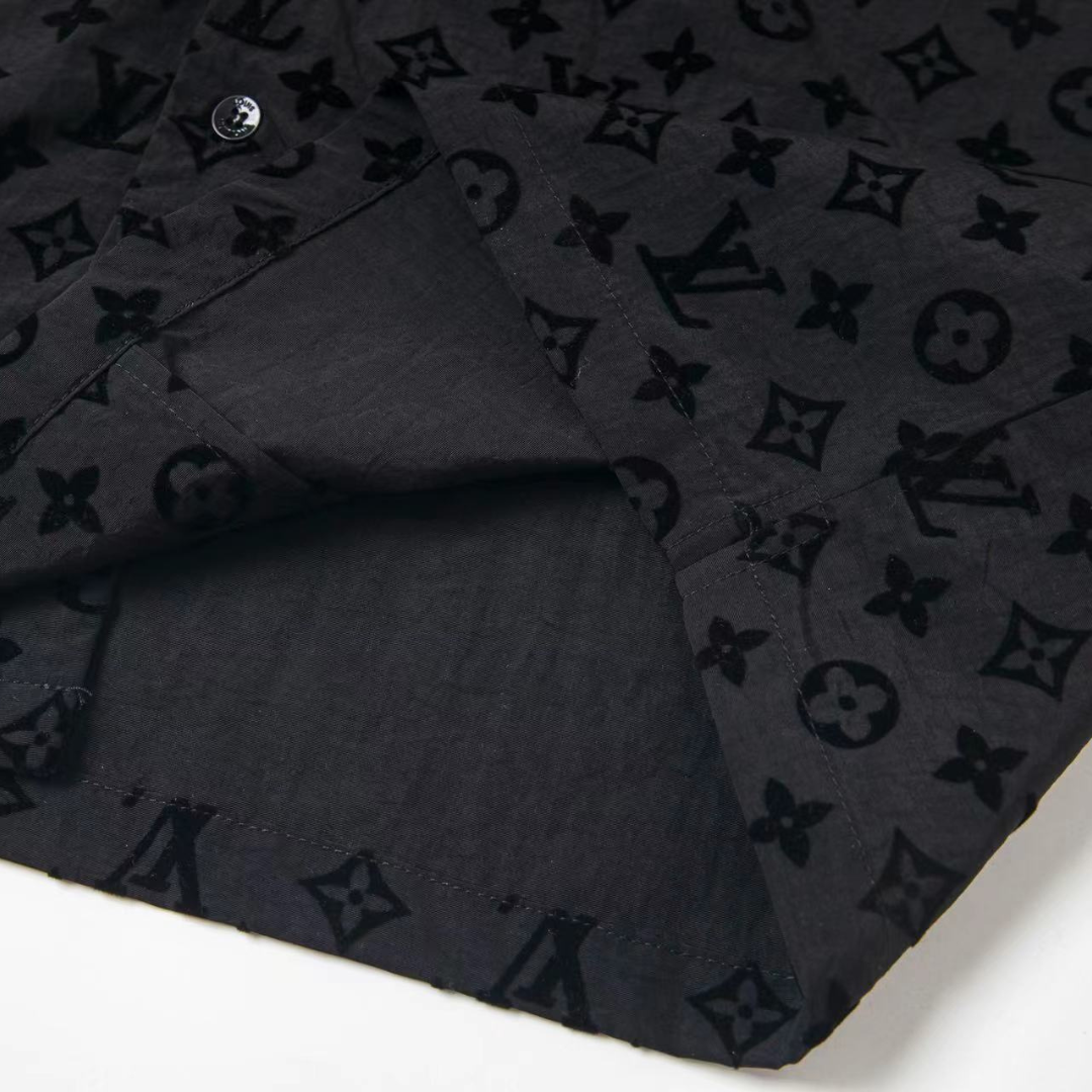 Monogram Short Set Full Black