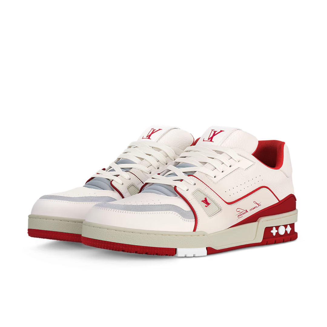 LV Monogram Cream Red