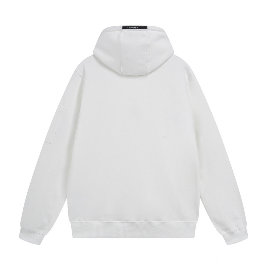 C.P Zip Logo Hoodie