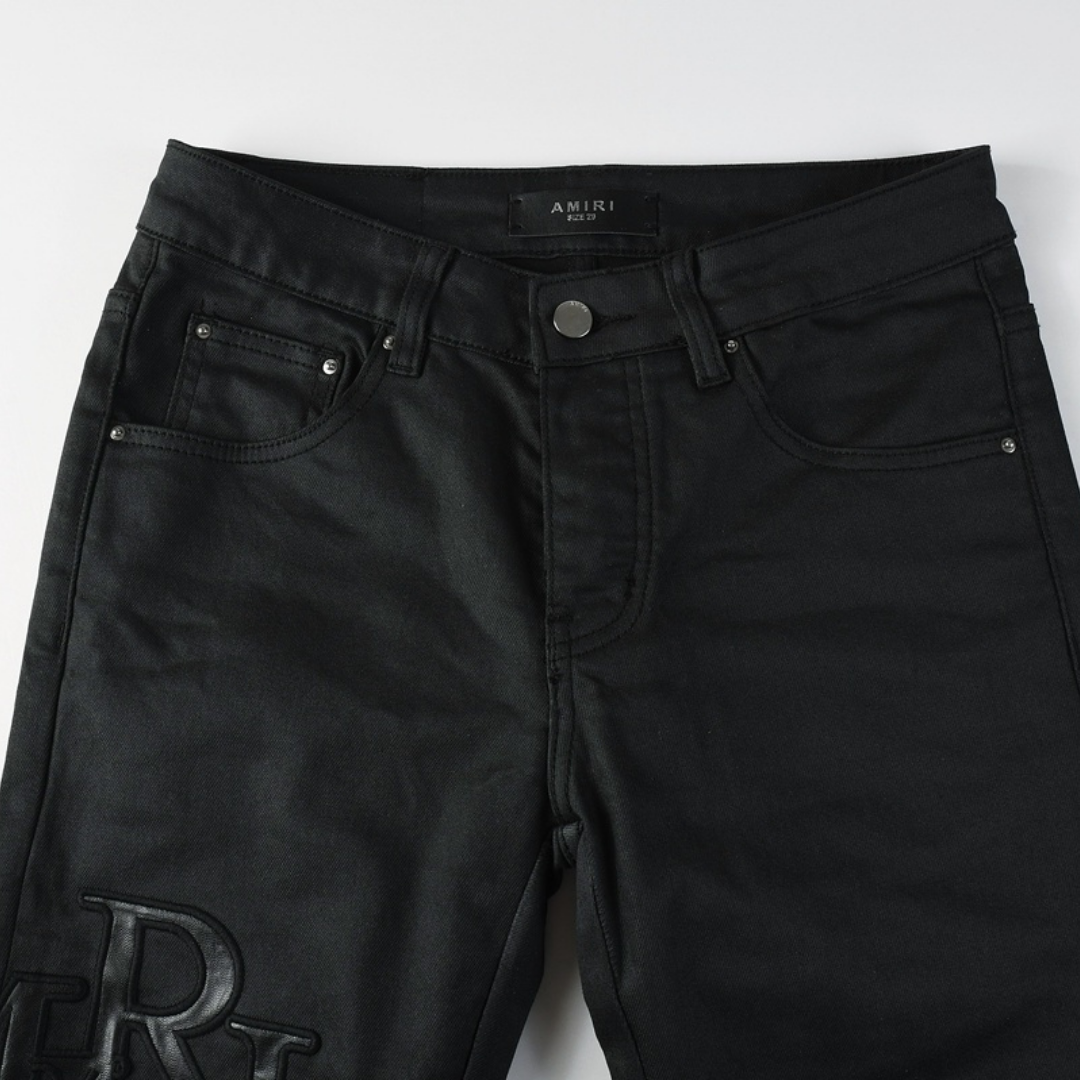 Amr Black Denim Jeans