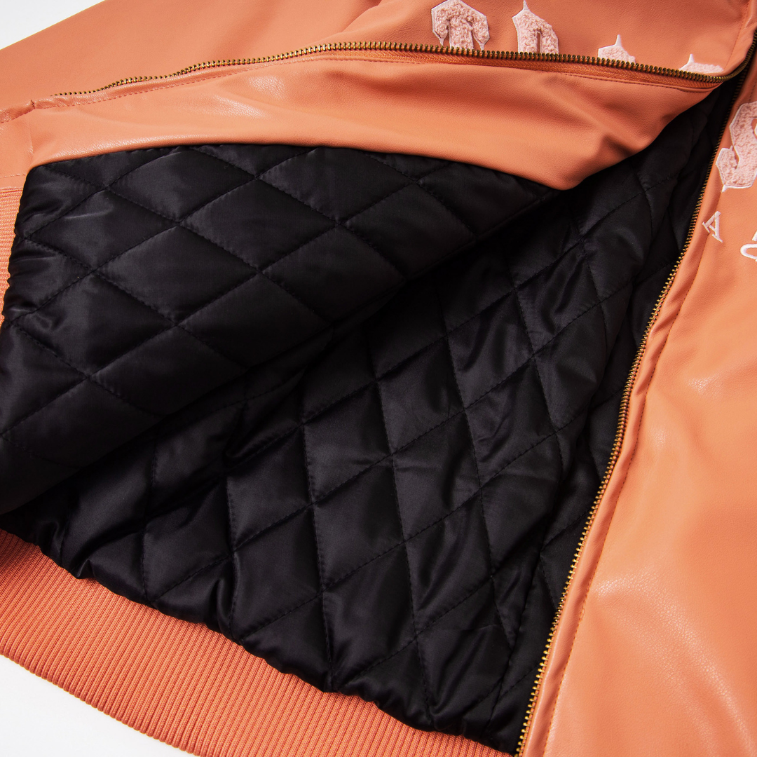 Decoded Bomber Leather Jacket