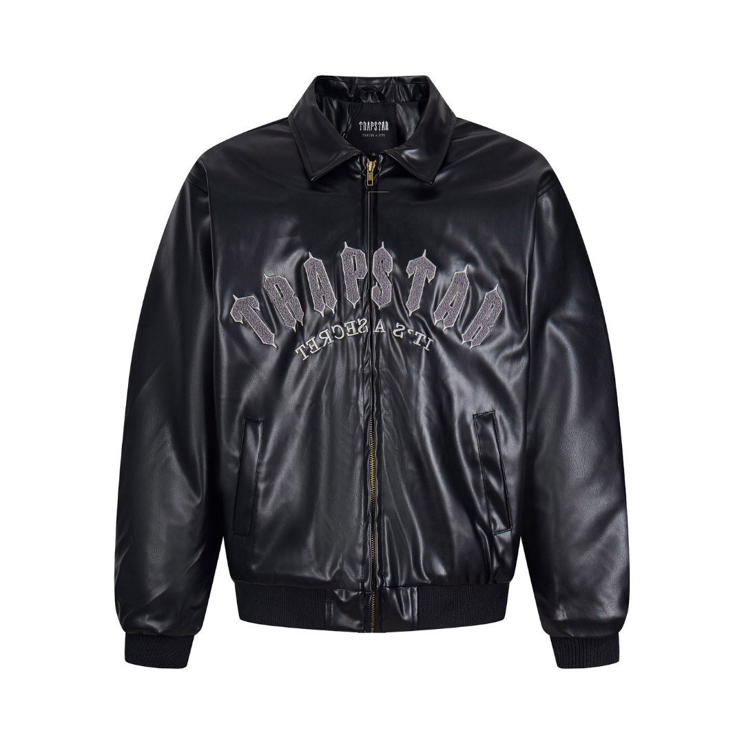 Decoded Bomber Leather Jacket