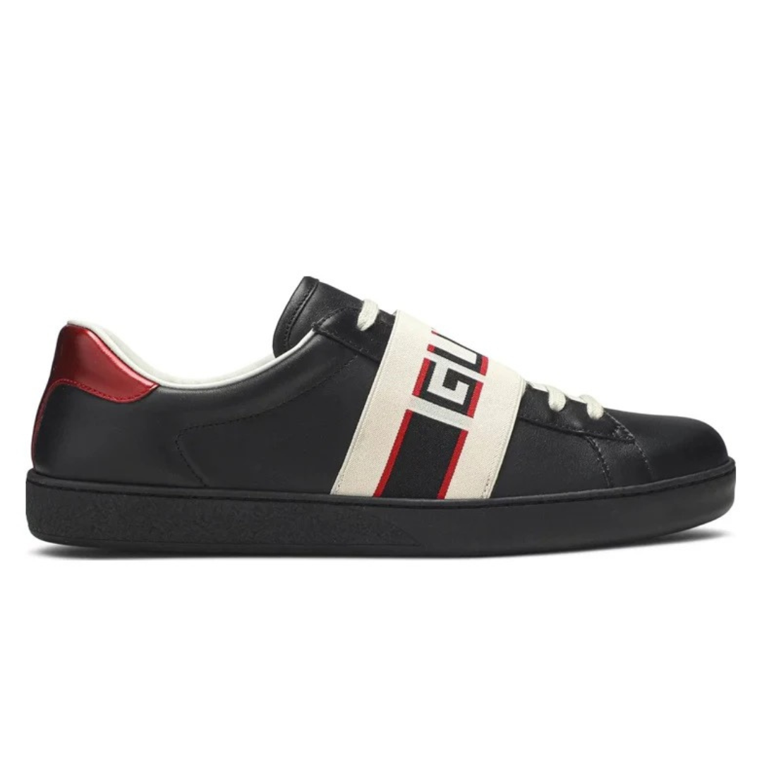 Stripe Leather Black