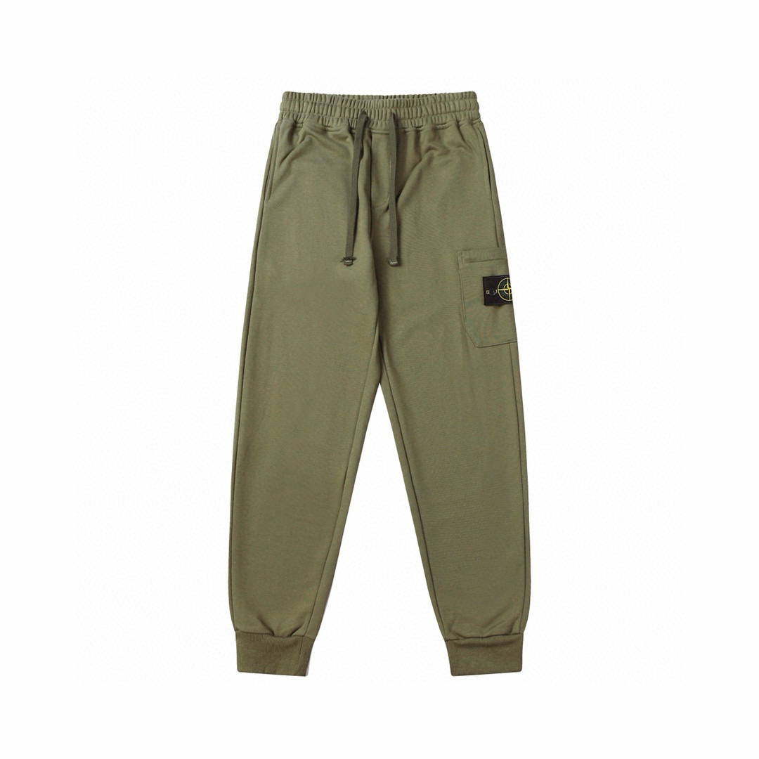Stone Monogram Pants