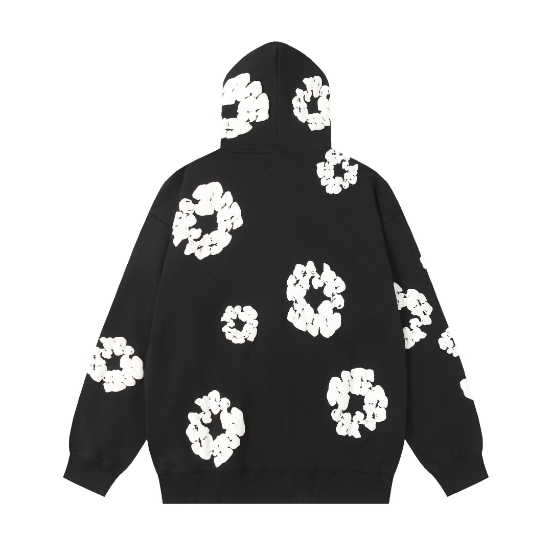 Denim Trs Zip Hoodie