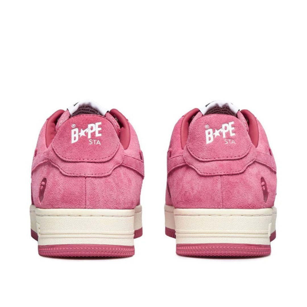 Bape Bapesta Pink Rose