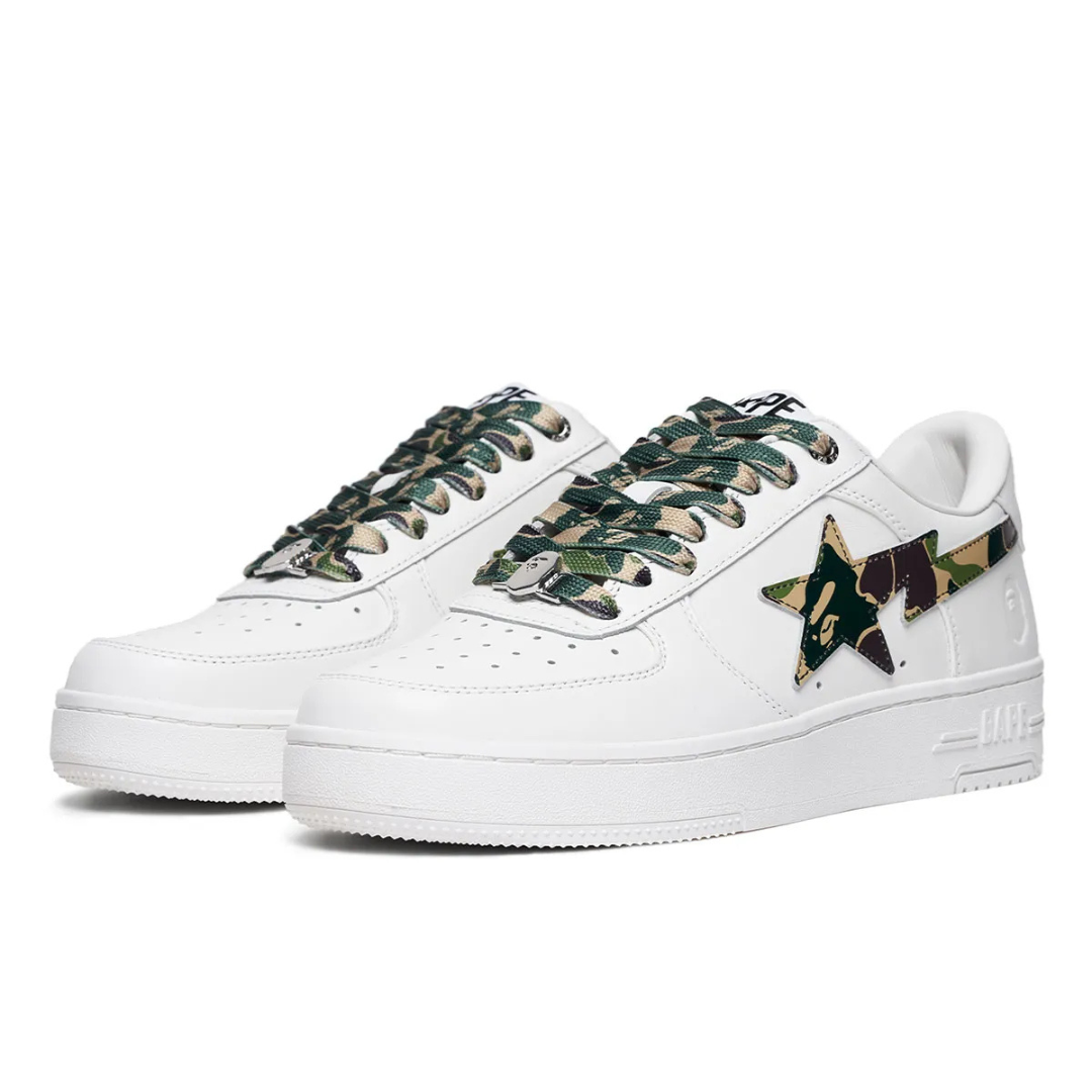 Bape Bapesta Camo Green