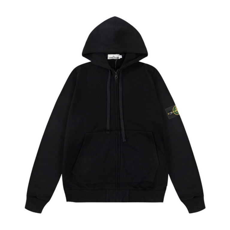 Stone Patch Black Jacket