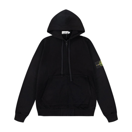 Stone Patch Black Jacket