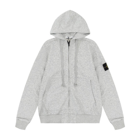 Stone Hooded Jacket