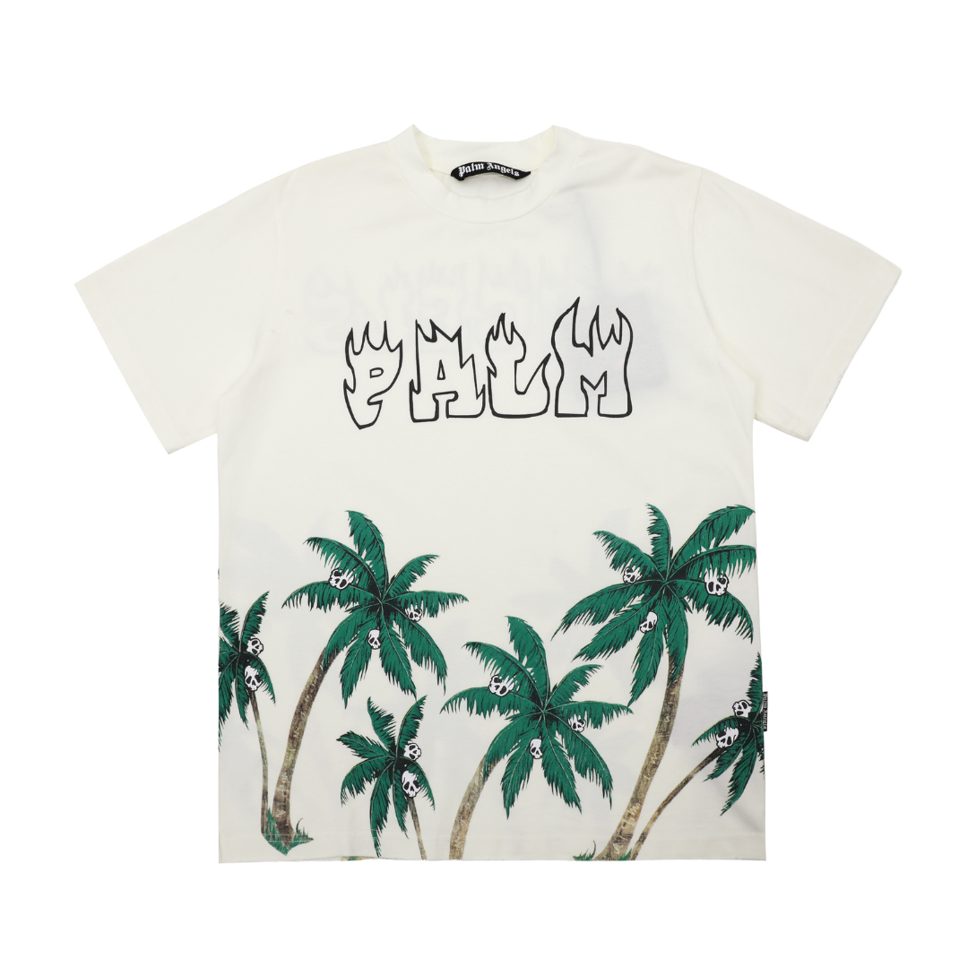 Palm Palm Tree And Skulls T-shirt